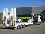 Deck Widening Tri-Axle Low Loader